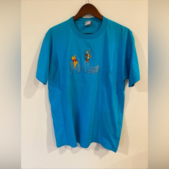 Disney Winnie the Pooh & Tigger Embroidered T shirt - Large - Picture 1 of 7